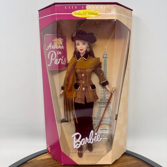 Barbie Collector Edition City Seasons 'Autumn in Paris' 1998 Fall Collection NIB - Picture 1 of 3